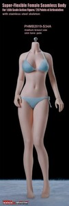 TBLeague Phmb2019-S34A iron .si-m less super moveable beautiful woman element body Pale.M bust 1/6 figure new goods unopened element body only ( head optional )