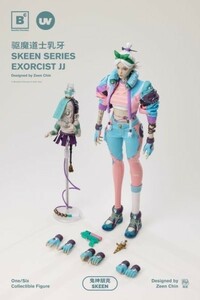 新品 Underverse Beautiful Chemistry x Zeen Chin SKEEN SERIES 祓魔師 JJ 未開封 1/6 アクションフィギュア UV202220 UV （検 Damtoys