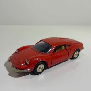 当時物 日本製 TOMICA DANDY トミカダンディ NO.F5 Ferrari Dino 246GT フェラーリ ディノ 246GT 1/45 JAPAN ミニカー