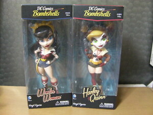  unopened bom shell z wonder u- man Harley ik in Cryptozoic Dc Bombshells Wonder Woman Vinyl Statue Harley Quinn