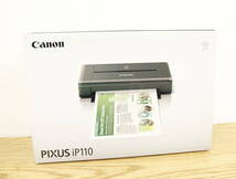 【未使用】Canon キヤノン PIXUS iP110 インクジェットプリンター モバイルプリンター 2G882_画像1