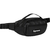 Supreme Leather Waist Bag Black シュプリーム レザー ウエスト バッグ 黒 23AW 新品未使用 オンライン購入品_画像2