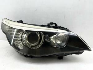 【送料込み】即決 ◆ 5シリーズ E60 E61 LCI 後期 / HID ◆ BMW 純正 右 ヘッドライト 7049674-05 63127045664 ランプ キセノン [5595]