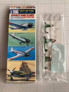 1/700 WATER LINE SERIES JAPANESE NAVAL PLANES 日本航空母艦搭載機(EARLY PAGIFIC WAR) 前期セット 限定 透明パーツ 