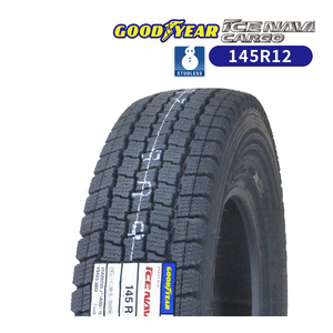 145R12 6PR 2023年製 新品スタッドレスタイヤ GOODYEAR ICE NAVI CARGO 送料無料 アイスナビカーゴ 145/12