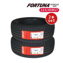 2本セット 215/45R17 2023年製造 新品サマータイヤ FORTUNA ECOPLUS UHP 送料無料 215/45/17_画像1