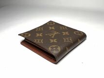 E351 未使用に近い 1円 LOUIS VUITTON ルイヴィトン M61675 モノグラム ポルトフォイユマルコ 二つ折り 財布 ウォレット ミュルティブル_画像5