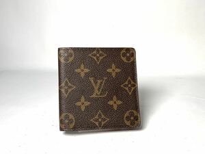 E431 極美品 LOUIS VUITTON ルイヴィトン ミュルティブル モノグラム マルコ 二つ折 財布 ウォレット メンズ 札入 ポルトフォイユ