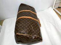 3 1円 ■美品■ LOUIS VUITTON ヴィトン M41422 モノグラム キーポル60 ボストンバッグ トラベルバッグ ブラウン系_画像8