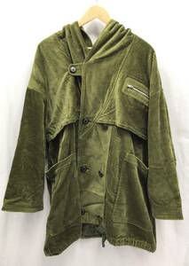 TAKEZO coat corduroy coat green lady's 23113001