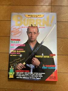 別冊ミュージック・ライフ　BURRN！　バーン　1985年1月　№4　シンコー・ミュージック刊　H-151