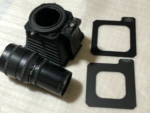 ジャンク品 動作未確認 Hasselblad ハッセルブラッド Sonnar 150mm 1:4 レンズ 蛇腹フードセット