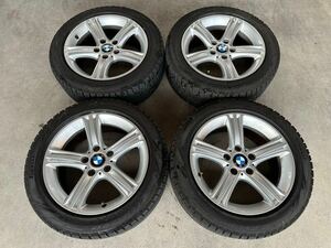 【BMW 純正】バリ山225/50R17 BMW 3シリーズ スタッドレスタイヤ ピレリ 美品 2014年製 4本 17インチ F30