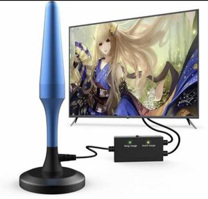 室内アンテナ BB621 500KM Yirui 受信範囲 4K HDTV 360度全方位受信 アンテナ テレビアンテナ 高性能 高感度 設置簡単 USB式