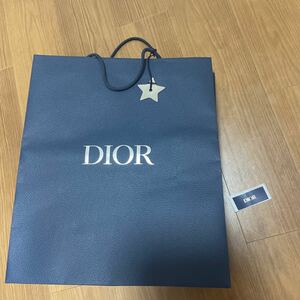 Dior ディオール 紙袋 ショッパー ショップ袋 シール　スター