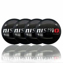 日産 NISMO ホイールセンターキャップ ステッカー 4枚　ノート デイズ エクストレイル セレナ スカイライン エルグランド GT-R Z マーチ。_画像1
