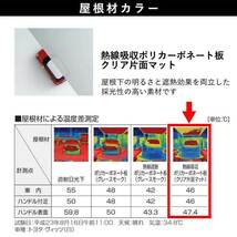 カーポート 1台用 アルミカーポート 駐車場 車庫 シンプルカーポート 柱高さ 標準柱 2756 熱線吸収ポリカーボネート屋根 ガレージ_画像4