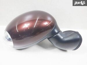 スズキ 純正 HE22S ラパン ドアミラー サイドミラー 右 右側 運転席 カラー ZEL マルーンブラウンパール 7P 電動格納 ウインカー 棚27K