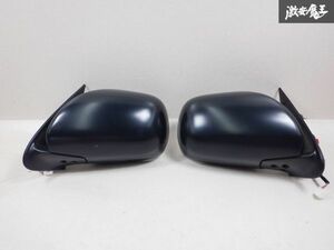 新車外し！ トヨタ 純正 200系 ハイエース 4型～ ドアミラー 左右 セット 素地 5P スーパーGL ワイド ナロー コミューター 即応 棚25Q