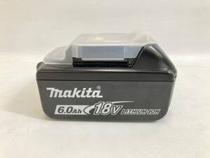 SH231103-03T/ 美品 未使用品に近い状態 makita マキタ 18V 6.0Ah リチウムイオンバッテリー BL1860B