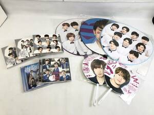 S231122-01K/ ジャニーズ グッズ SnowMan /Travis Japan /A.B.C-Z /Hey!Say!JUMP/ うちわ CD スノーマン トラジャ