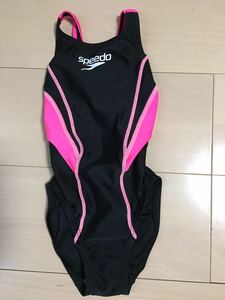 .. swimsuit lady's for girl high leg type One-piece Speed Speedo FINA Mark attaching 120 size cleaning settled 