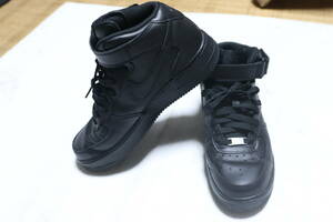 ナイキ エアフォース1 ミッドカット ブラック nike air force1 mid　BLACK/BLACK-BLACK 315123-001 27㎝ US9 