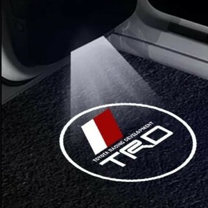 2個セット TRD トヨタ TOYOTA GR LED HD カーテシライト ランプ ウェルカムライト グラウンドイルミネーション r