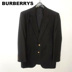 BURBERRYS Burberry z* gold button wool moheya. jacket USED beautiful goods / navy blue blur 