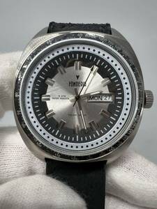 ■未使用美品■FONDERIA 腕時計 メンズ腕時計 現状稼動品 箱付 GSH112704
