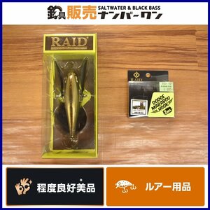 【程度良好美品★人気モデル】レイドジャパン ダッジ 爆金 ダッジ マラブーフック RAID JAPAN DODGE ブラックバス バス 釣り 等に（KKM_O1