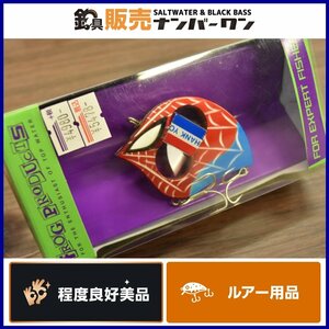 【程度良好美品★】フロッグプロダクツ ギルレイカー スパイダーマン FROG PRODUCTS Gill Laker ブラックバス（CKN_O1）