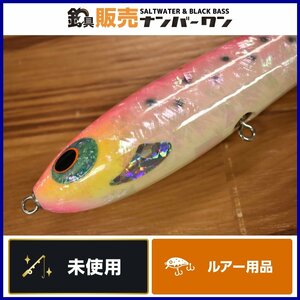 【実釣未使用品☆】貝田ルアー ツイスター F4 アワビ shell shaping lures ヒラマサ ブリ マグロ キャスティング 釣り 等に（KKM_O1）