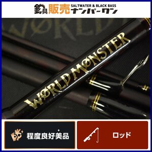 【程度良好美品★】アブガルシア ワールドモンスター WMS-774ML AbuGarcia WORLD MONSTER ベイト 4ピース 釣り 遠征 等に（CKN_O1）