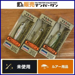 【未使用品★人気モデル】ダイワ バスルアー 3個セット T.Dハイパーミノー 1072 Ti F DAIWA チタン リップ ブラックバス バス 等に（KKM_O1