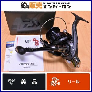 【美品】ダイワ 17 クロスキャスト 6000 DAIWA CROSS CAST スピニングリール カゴ釣り 磯釣り 遠投 投げ釣り 等に（KKR_O1）