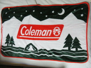 Coleman コールマン ブランケット サイズ1000-620㎜ ボタン付 フリース地 暖か 未使用　３