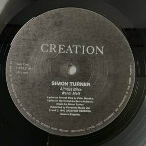 UK ORIGINAL 1990 *295 Simon Turner CREATION LP064 レコード 美盤 ジャケに難アリ サイモンターナー Barry Andrews(XTC)の画像3