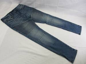 I48◇超美品◇HOLLISTER ホリスター デニムパンツ◇W30 37cm～42cm（ストレッチ素材）◇USED加工◇スーパー スキニー ジョガーパンツ◇