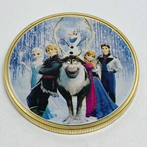 Y292 外国硬貨 ニュージーランド アナと雪の女王 海外古銭 コレクションコイン 貨幣 記念メダル　重さ約28.75g