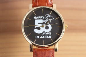 管26060マ【スプリングセール!!一斉値下げ】　SNOOPY　PEANUTS　HAPPY　50　years　IN　JAPAN　クオーツ