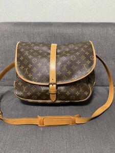 LOUIS VUITTON ルイ ヴィトン LV ショルダーバッグ モノグラム ソミュール 35 M42254 レディース カバン 大容量 バッグ 1円〜