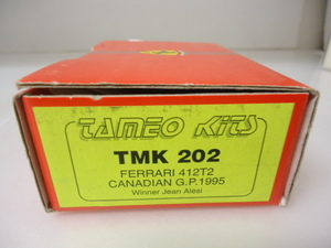 タメオ TAMEO 1/43 ホワイトメタルキット フェラーリ 412T2 カナダGP 1995 TMK202