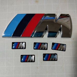 値下げ　大　BMW ///M performance リアエンブレム ミニエンブレム　シルバー