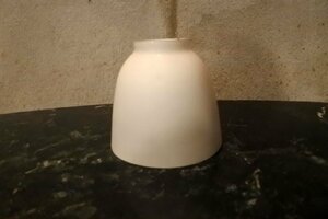 ヴィンテージ 乳白色 ホワイト ガラス ボールライト/アンティーク ビンテージ レトロ 天井照明 フランス ブロカント ミルク 1灯