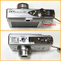 IXY DIGITAL 60●デジカメ●Canon IXY DIGITAL 60 動作品 バッテリー付き NB-4L キヤノン IXY デジタル●_画像5