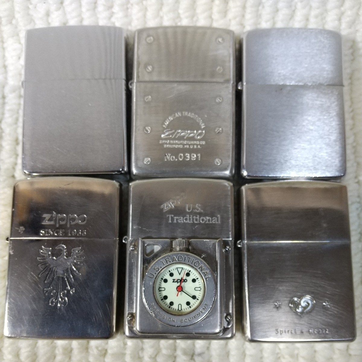 Yahoo!オークション -「ジッポー zippo ライター時計付き」(Zippo