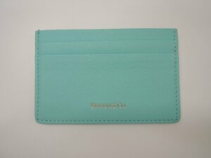 ティファニー Tiffany&Co カードケース レザー ティファニーブルー ランクAB BRB・バッグ・財布