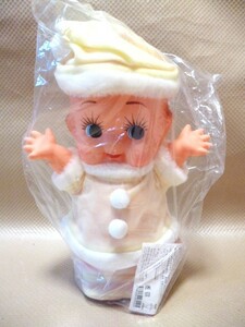 キューピー サンタクロース フィギュア 高さ32cm (白) ソフビ人形 サンタ キューピー クリスマス 新品