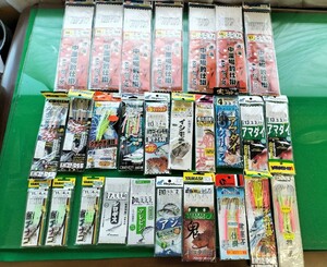 まとめ売り! 釣具 仕掛け 船五目釣り 釣り針 船 海 五目 仕 掛 ハヤブサ ささめ ヤマシタ ミサキ オーナー 下田漁具 計 27点!